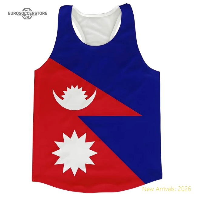 Nepal Flag Running Vest-Vantage Point Soccer