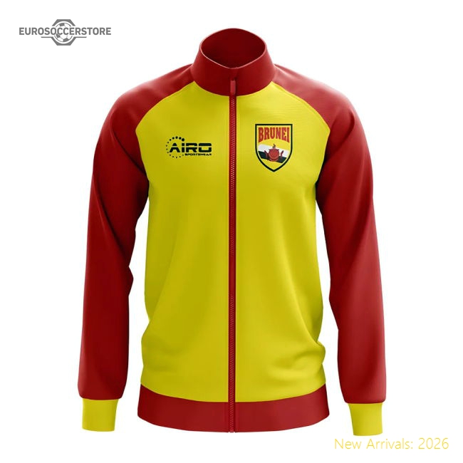 Brunei Concept Football Track Jacket (Yellow) - Kids-Vantage Point Soccer