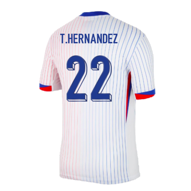 2024-2025 France Away Shirt (T.Hernandez 22)-Vantage Point Soccer
