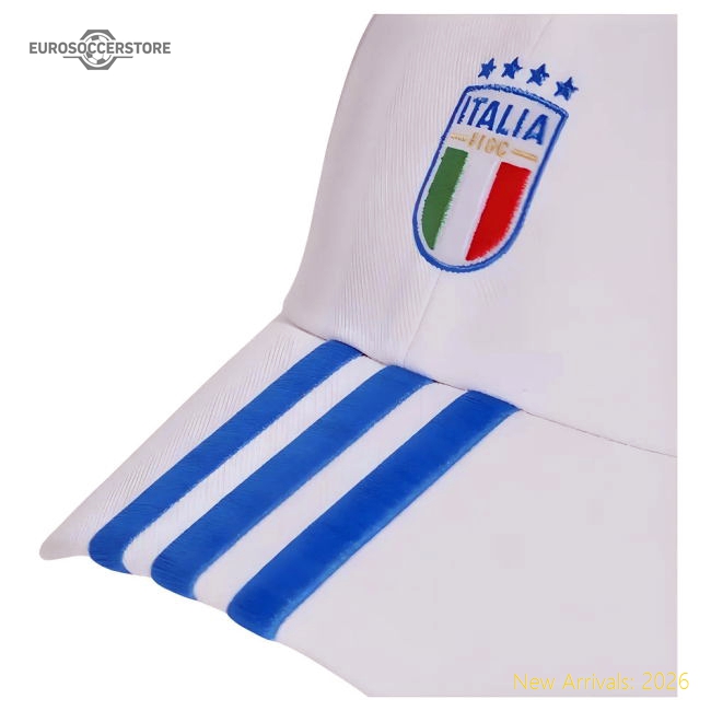 2024-2025 Italy FIGC Cap (White)-Vantage Point Soccer