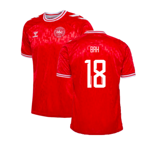 2024-2025 Denmark Home Shirt (Bah 18)-Vantage Point Soccer