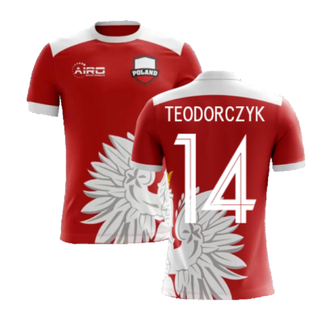 2025-2026 Poland Away Concept Football Shirt (Teodorczyk 14) - Kids-Vantage Point Soccer