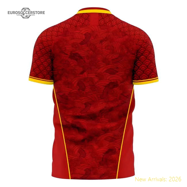 China 2025-2026 Home Concept Football Kit (Libero) - Womens-Vantage Point Soccer