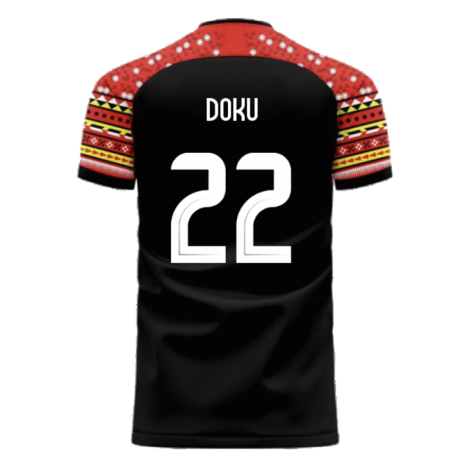 Belgium 2024-2025 Away Concept Football Kit (Libero) (7-8y) (BNWT) (Doku 22)-Vantage Point Soccer
