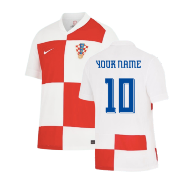 2024-2025 Croatia Home Shirt (Your Name)-Vantage Point Soccer