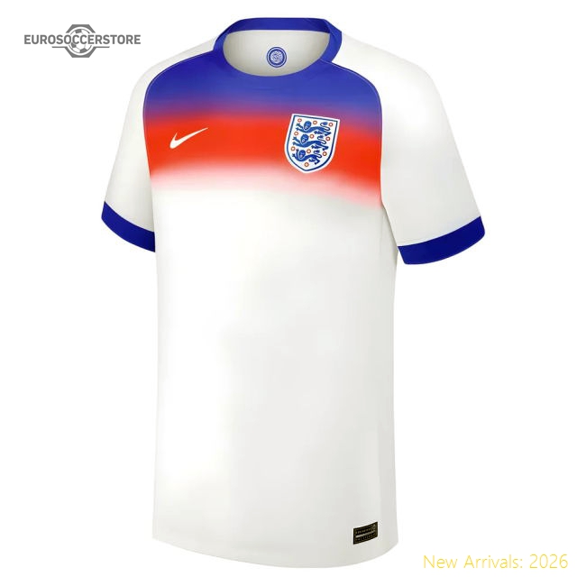 2025 England Womens Team Home Shirt (Unisex)-Vantage Point Soccer