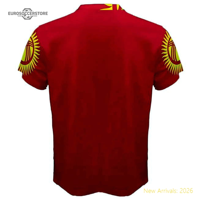 Kyrgyzstan Flag Sublimated Sports Jersey-Football Shirts Shop