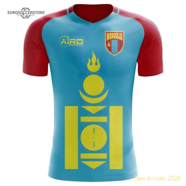 2025-2026 Mongolia Home Concept Football Shirt - Baby-Vantage Point Soccer