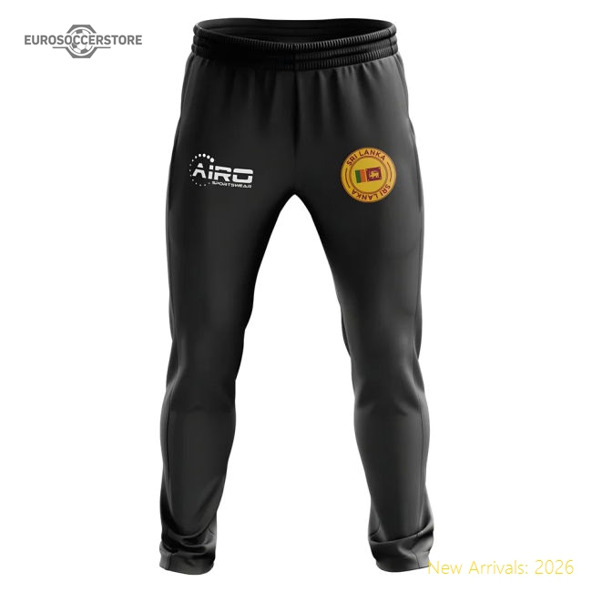 Sri Lanka Concept Football Training Pants (Black)-The Soccer Shirt Hub