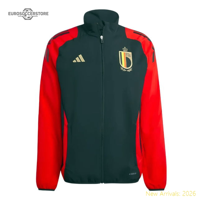 2024-2025 Belgium Presentation Jacket (Black)-Vantage Point Soccer