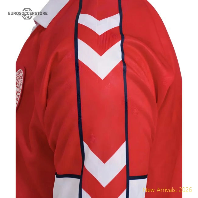 1988 Denmark Home Retro Shirt-Vantage Point Soccer