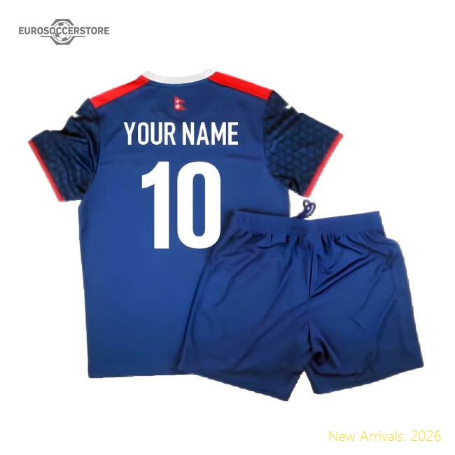 2024-2025 Nepal Away Kit (Shirts and Shorts) (Your Name)-Vantage Point Soccer