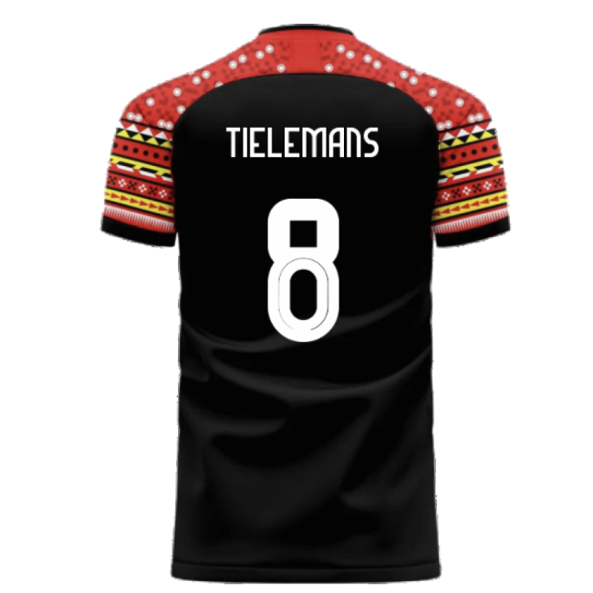 Belgium 2024-2025 Away Concept Football Kit (Libero) (7-8y) (BNWT) (Tielemans 8)-Vantage Point Soccer