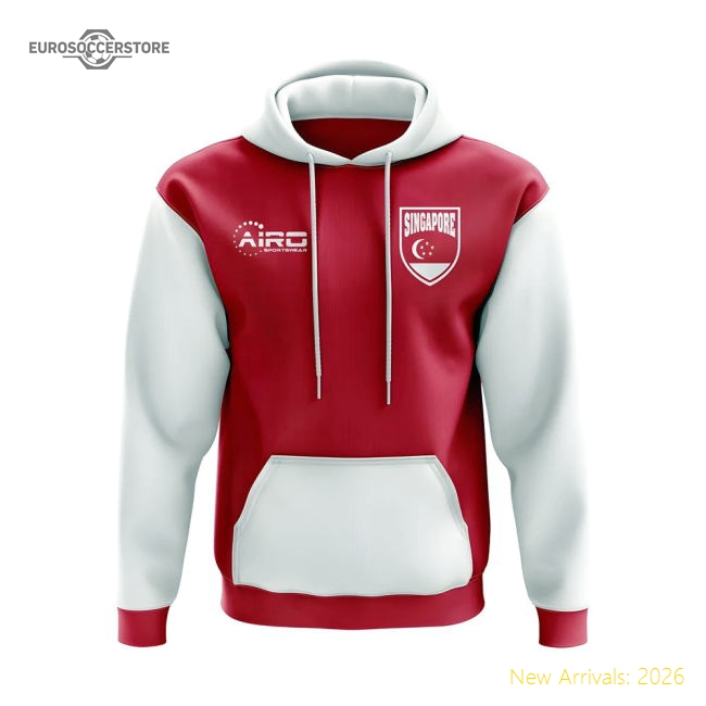Singapore Concept Country Football Hoody (Red)-The Soccer Shirt Hub