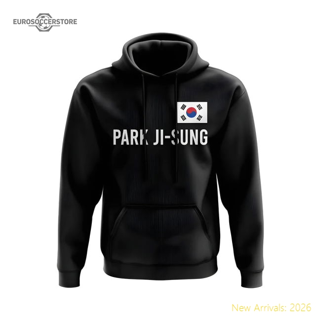 Park Ji Sung South Korea Name Hoody (Black)-The Soccer Shirt Hub