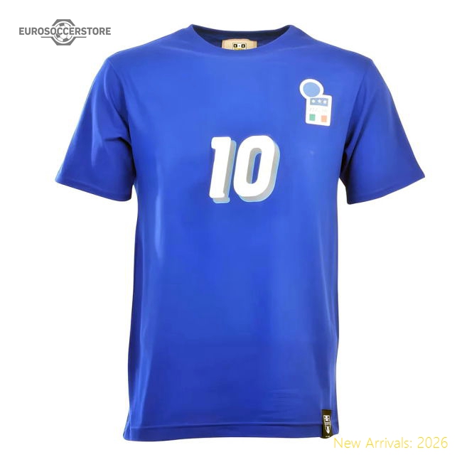 Italy 10 12th Man T-Shirt - Royal-Vantage Point Soccer