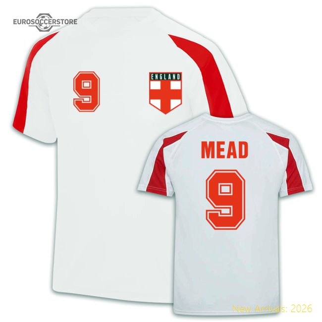 England Women Sports Training Jersey (Beth Mead 9)-Vantage Point Soccer
