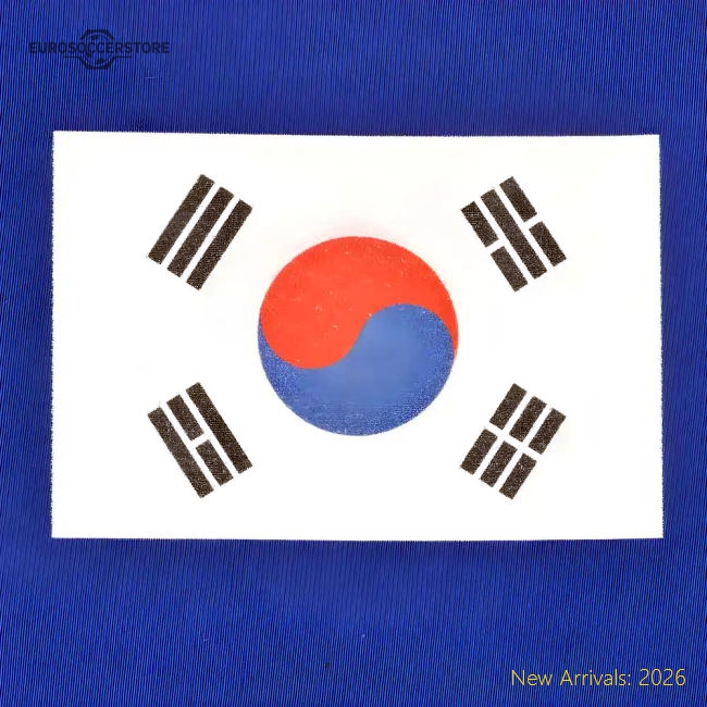 South Korea 12th ManT-Shirt - Royal/White Ringer-The Soccer Shirt Hub