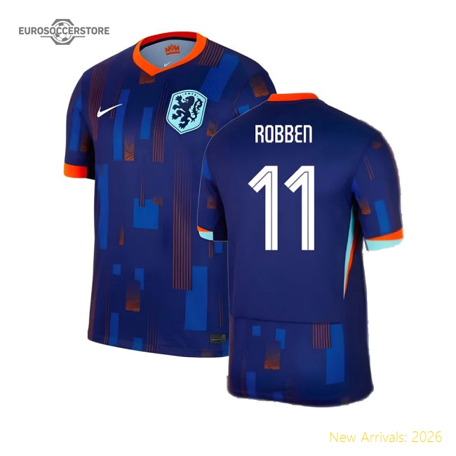 2024-2025 Netherlands Away Shirt (Robben 11)-Football Jersey Hub