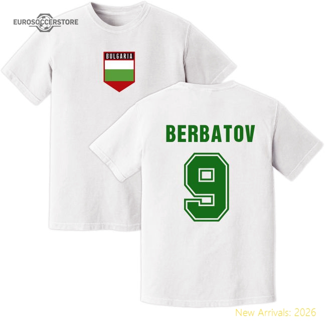 Berbatov Bulgaria Training Jersey (White)-Vantage Point Soccer