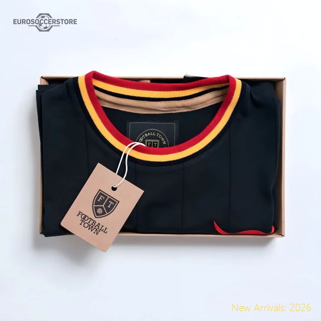 Vintage Belgium Le Diable Black Soccer Jersey-Vantage Point Soccer