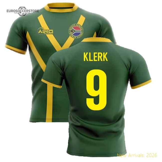 2025-2026 South Africa Springboks Flag Concept Rugby Shirt (Klerk 9)-Football Shirts Shop