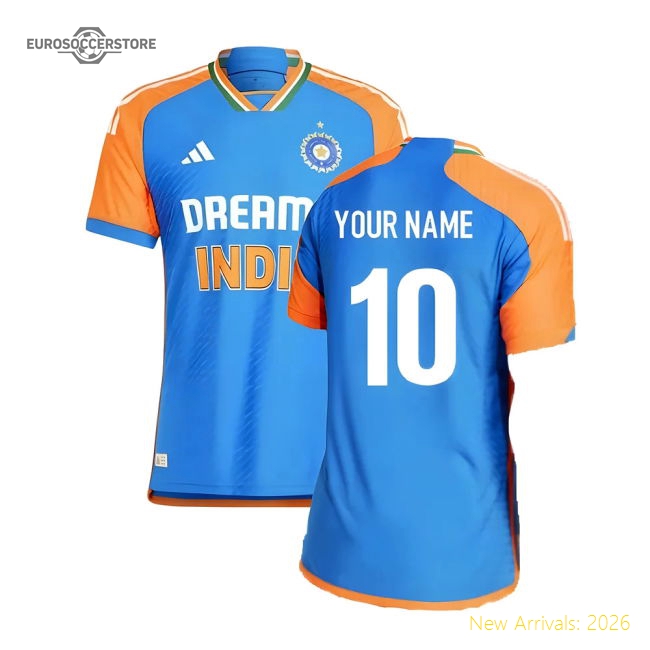 2024 India Cricket T20I Jersey (Your Name)-Vantage Point Soccer