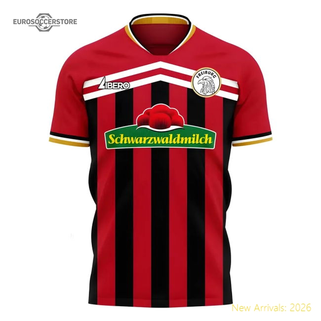 Freiburg 2025-2026 Home Concept Football Kit (Libero) - Womens-BuySoccerJersey Hub