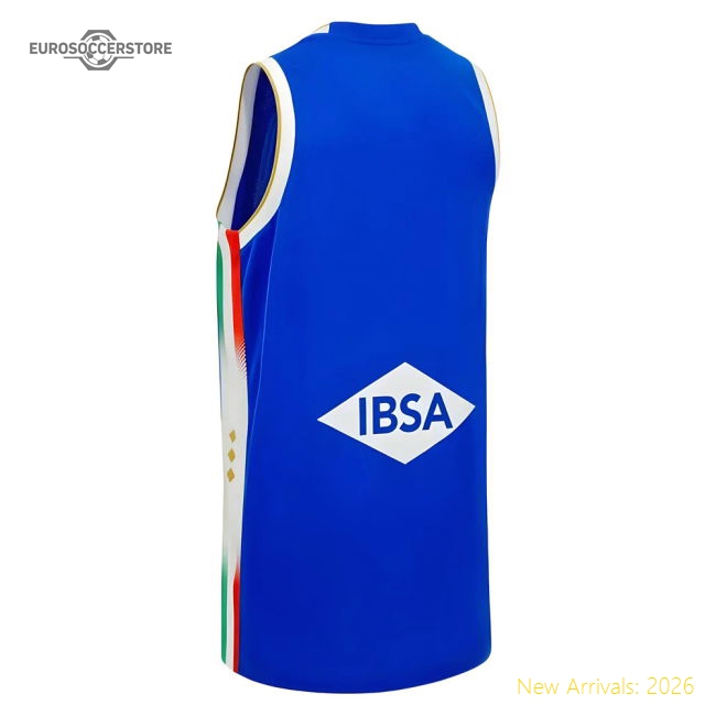 2025-2026 Italy FIP Basketball Away Jersey (Blue)-Vantage Point Soccer