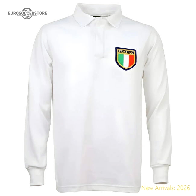 Italy 1975 Vintage Away Rugby Shirt-Vantage Point Soccer