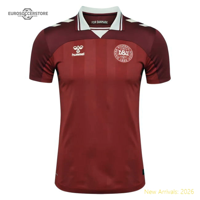 2025-2026 Denmark Womens Team Home Shirt (Ladies)-Vantage Point Soccer