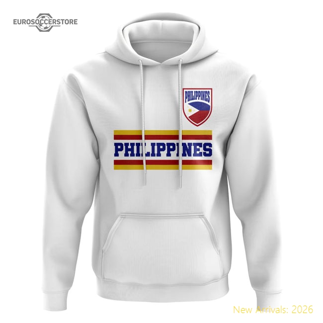 Philippines Core Football Country Hoody (White)-Vantage Point Soccer
