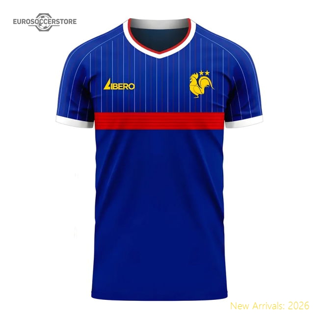 France 2025-2026 Home Concept Football Kit (Libero) - Womens-Vantage Point Soccer
