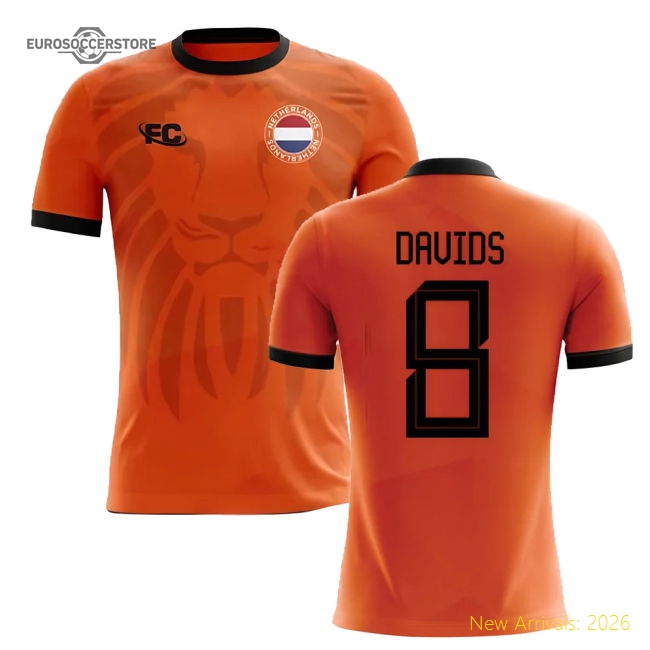 2018-2019 Holland Fans Culture Home Concept Shirt (DAVIDS 8)-Football Jersey Hub