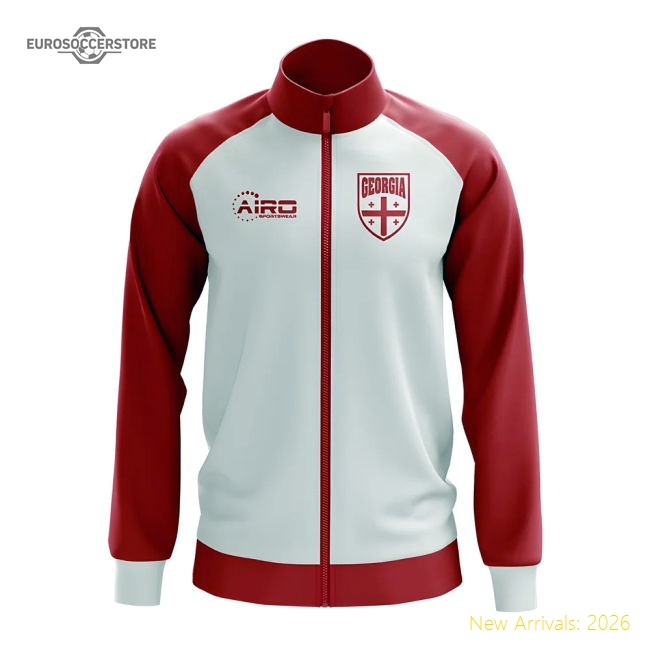 Georgia Concept Football Track Jacket (White)-Vantage Point Soccer