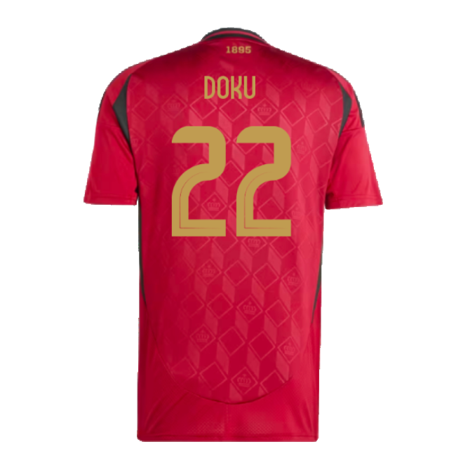 2024-2025 Belgium Home Shirt (Doku 22)-Vantage Point Soccer