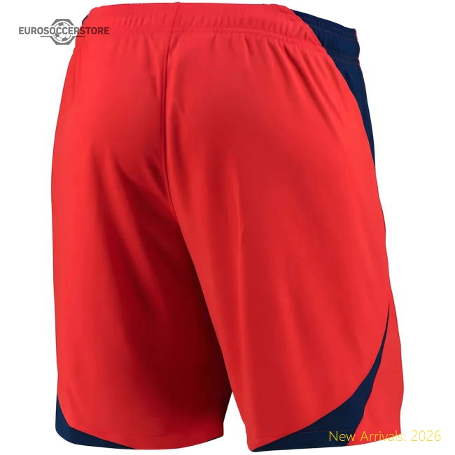 2022-2023 England Away Shorts (Red)-ly44