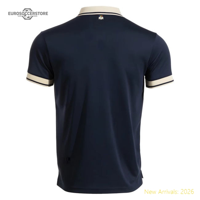 2025-2026 Romania Presentation Polo Shirt (Navy)-Vantage Point Soccer