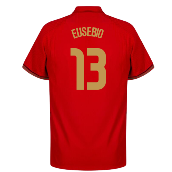 2020-2021 Portugal Home Shirt (EUSEBIO 13)-Vantage Point Soccer