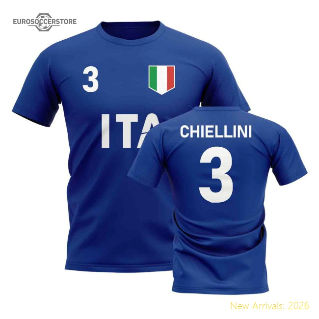 Giorgio Chiellini Country Code Hero T-Shirt (Blue)-Vantage Point Soccer