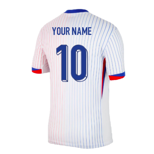 2024-2025 France Away Shirt (Your Name)-Vantage Point Soccer