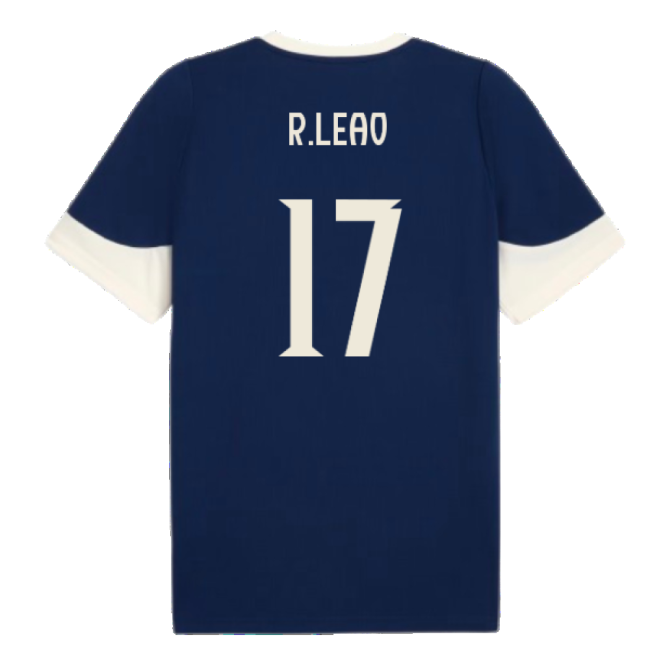 2025-2026 Portugal Training Jersey (Persian Blue) (R.Leao 17)-Vantage Point Soccer