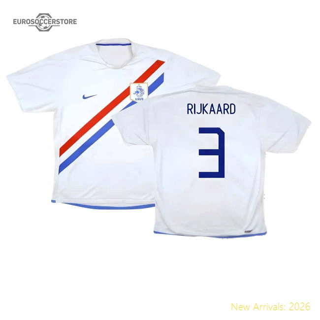 Holland 2006-08 Away Shirt ((Very Good) S) (Rijkaard 3)-Football Jersey Hub