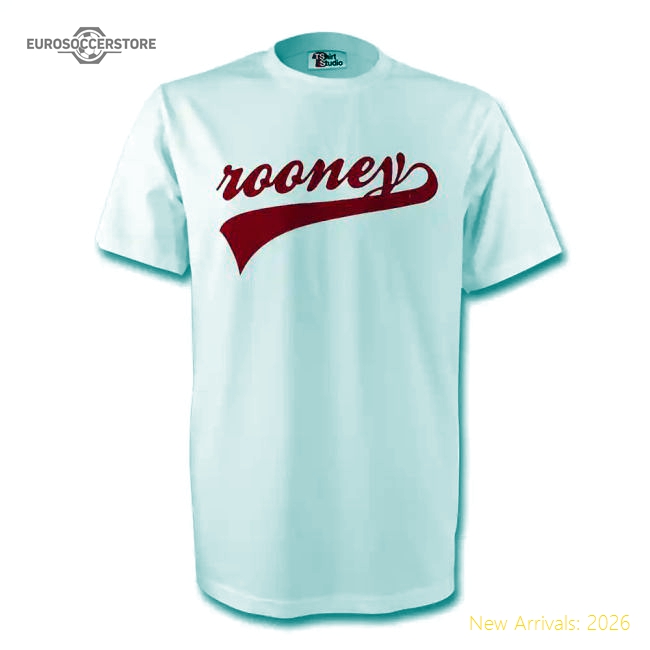 Wayne Rooney England Signature Tee (white) - Kids-Vantage Point Soccer