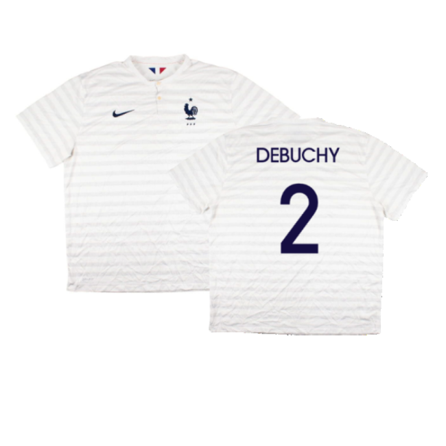 France 2014-15 Away Shirt ((Very Good) XXL) (Debuchy 2)-Vantage Point Soccer