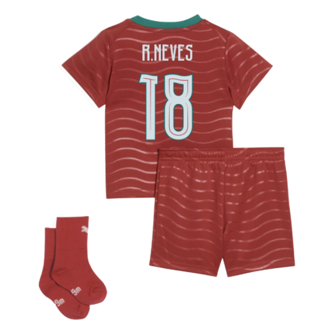 2026-2027 Portugal Home Baby Kit (R.Neves 18)-The Soccer Shirt Hub