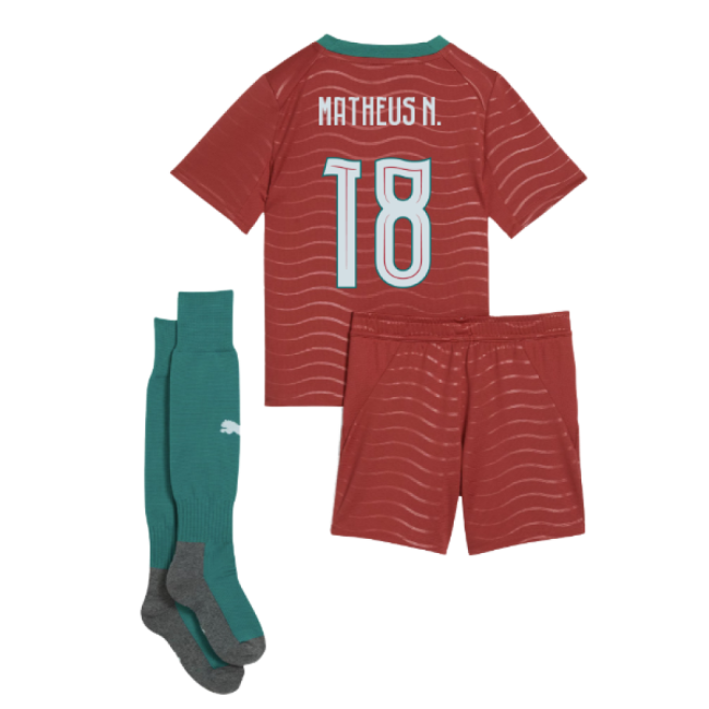 2026-2027 Portugal Home Mini Kit (Matheus N. 18)-The Soccer Shirt Hub