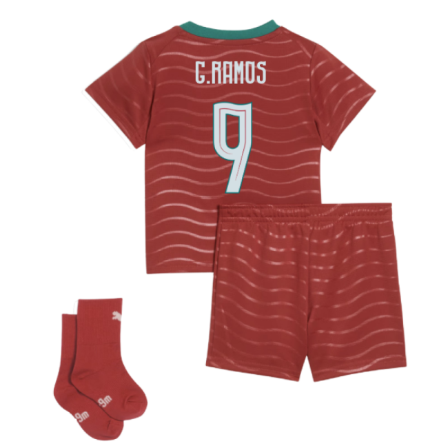 2026-2027 Portugal Home Baby Kit (G.Ramos 9)-The Soccer Shirt Hub